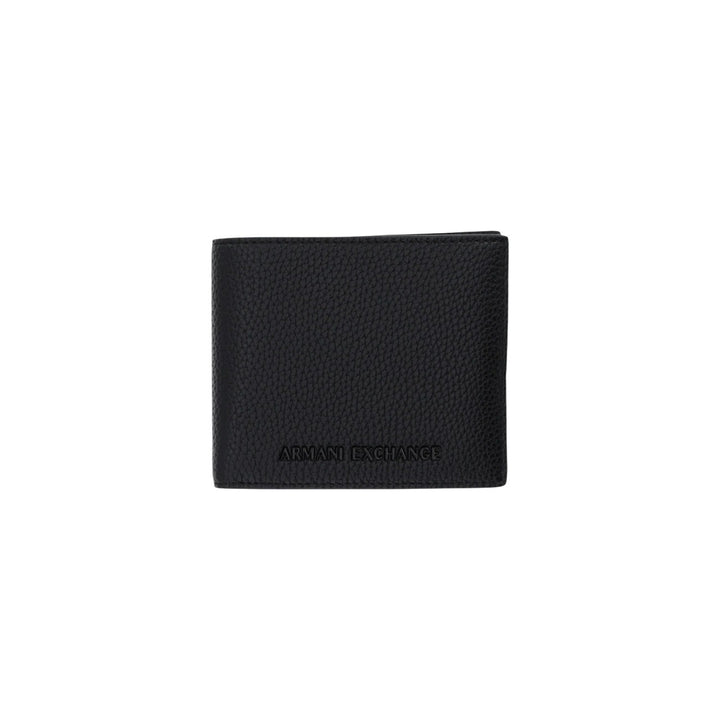 Portefeuille Armani Exchange homme noir fermé vue de face — 12x9.5cm Ref. XM000167 AF19929