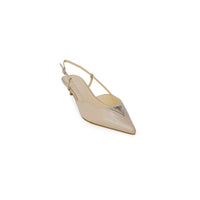 Image 2 : Escarpins Guess femme beige bout pointu talon 4cm vue de profil — delvale