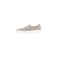 Image 3 : Slip-on homme Armani Exchange en cuir beige sable vue de trois-quarts — Delvale