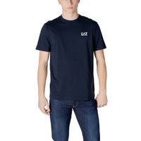 Image 6 : Vue profil t-shirt Ea7 homme gris manches courtes moderne — Delvale