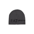 EA7 Emporio Armani — Chapeau Homme Gris Logo Contrasté
