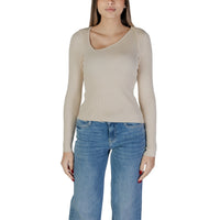 Image 1 : Pull blanc Vila Clothes femme col V manches longues — delvale