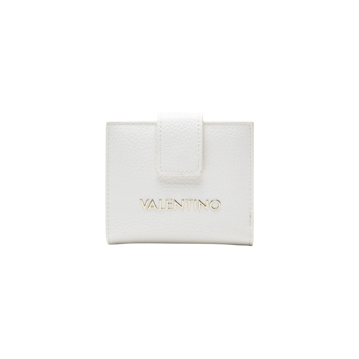 Image 1 : Portefeuille Valentino Bags femme blanc en polyuréthane avec fermeture zip — delvale