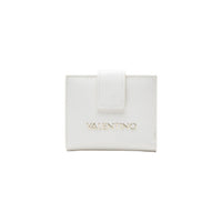 Image 1 : Portefeuille Valentino Bags femme blanc en polyuréthane avec fermeture zip — delvale