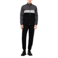EA7 Survêtement Homme Noir Fermeture Zip