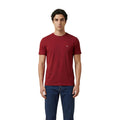 Armani Exchange T-shirt voor heren bordeaux katoen korte mouwen