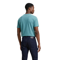 Image 3 : T-shirt homme Calvin Klein Jeans vert imprimé, vue d'ensemble du style décontracté — Delvale