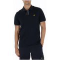Lyle & Scott Polo Homme Piqué Marine Liseré Contrasté