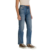Image 2 : Détail jean Calvin Klein bleu azur délavé avec poches pratiques — delvale