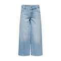 Only – Jean Wide Leg Femme Coupe Large Délavé Bleu Azur