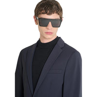 Image 3 : Vue de face du blazer slim Antony Morato homme, fermeture deux boutons et poches frontales plaquées, tissu bimatière — Delvale