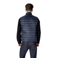 Image 2 : Détail du gilet EA7 homme bleu, poches frontales et finitions premium — Delvale