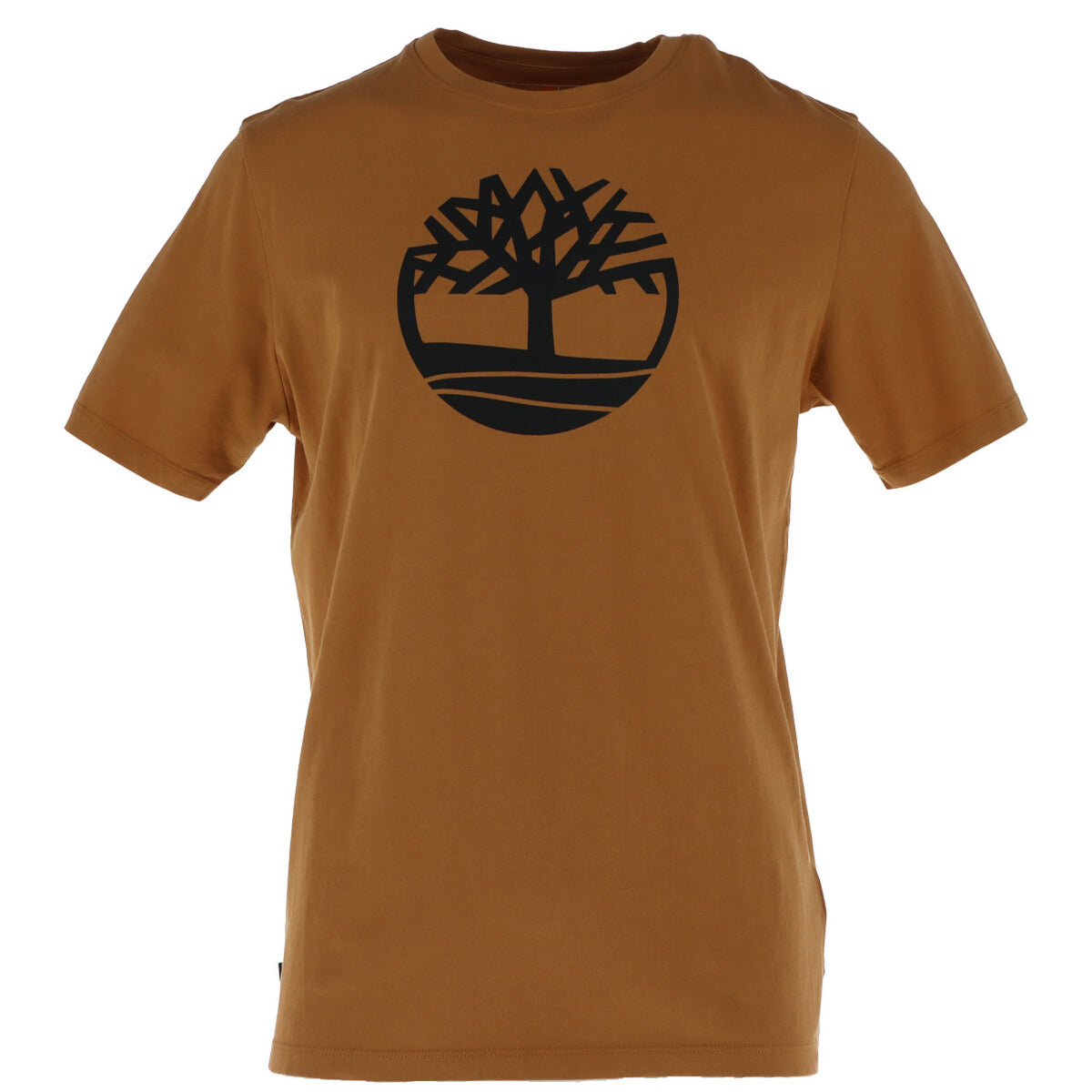 Image 9 : T-shirt Timberland homme noir manches courtes, silhouette complète sur fond blanc — Delvale