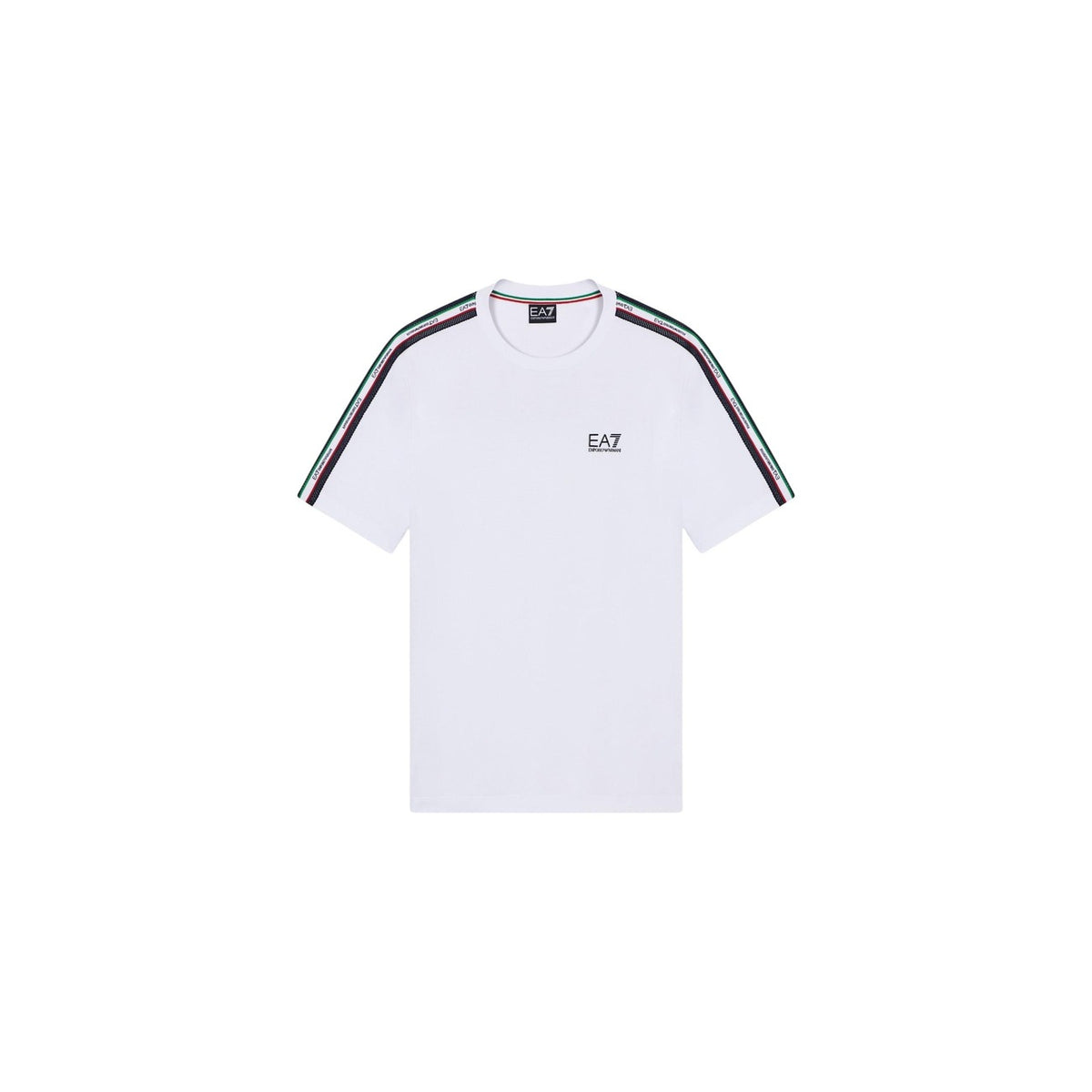 Image 4 : T-shirt Ea7 homme bleu porté, coupe confortable manches courtes — Delvale