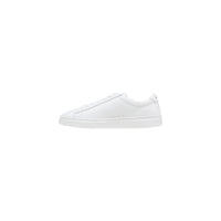 Sneakers Boss Gary homme blanc tige cuir vue latérale gauche semelle plate