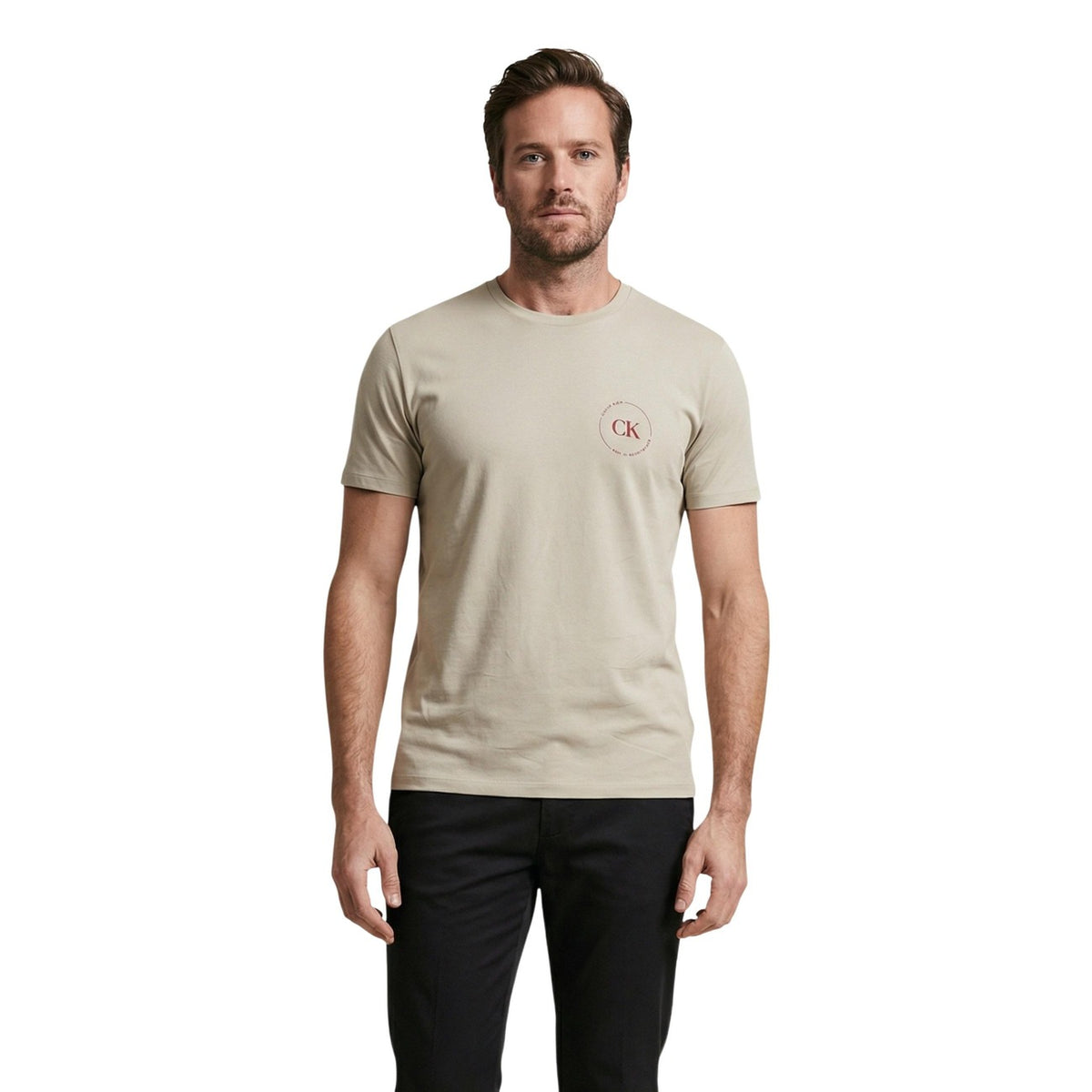 Image 5 : Coupe regular t-shirt Calvin Klein Jeans homme blanc — Delvale