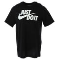 Nike Just Do It T-shirt Heren Katoen Zwart Logo Opdruk