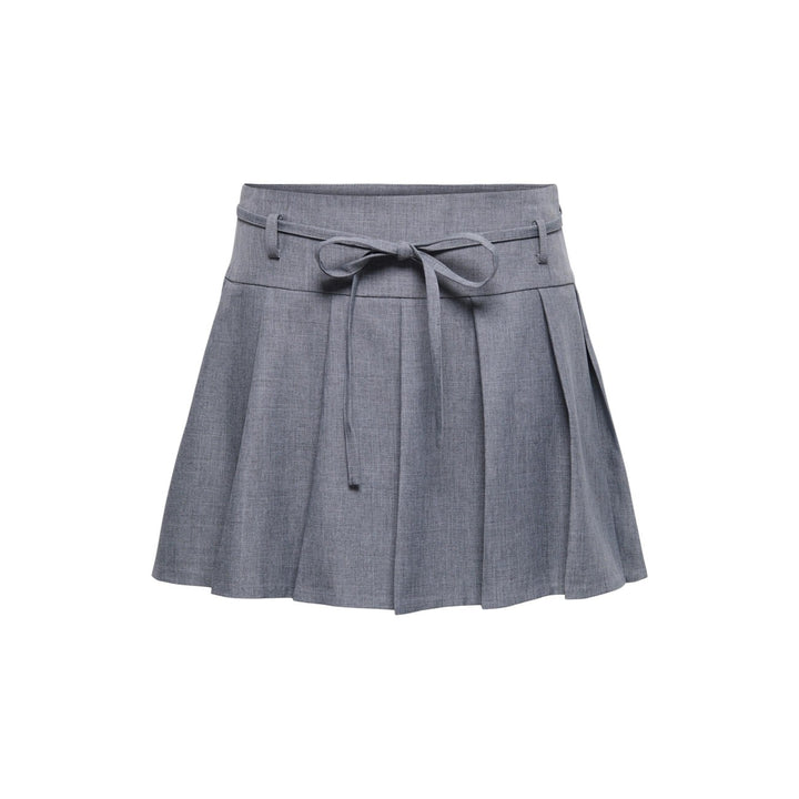 Image 1 : Jupe Only femme grise fluide en polyester stretch, coupe moderne — delvale