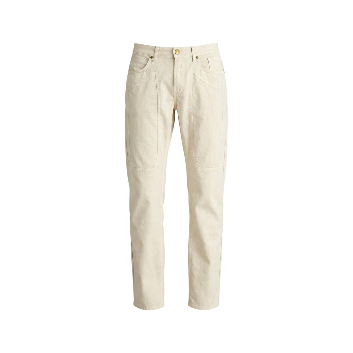 Image 7 : Vue latérale du pantalon chino Jeckerson homme slim fit, silhouette masculine allongée — Delvale