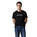 Calvin Klein Jeans T-Shirt Heren Met Logoprint Ronde Hals Zwart