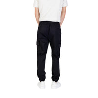 Image 2 : Pantalon Calvin Klein Jeans homme noir, détail fermeture zip — Delvale
