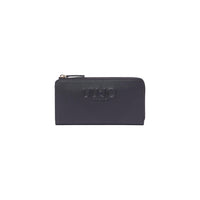 Image 4 : Portefeuille Liu Jo femme blanc fond blanc, format rectangulaire compact avec fermeture zippée intégrale — Delvale