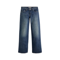 Image 2 : Détail du jeans Levis® femme bleu délavé en coton lyocell — delvale