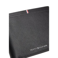 Image 3 : Portefeuille Tommy Hilfiger homme ouvert montrant les compartiments cartes et billets — Delvale