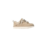 Image 1 : Baskets Ugg femme beige en chamois avec lacets — delvale
