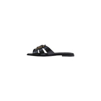 Image 3 : Mules Pinko femme cuir noir, vue d'ensemble du design minimaliste — delvale