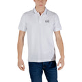 Ea7 Polo Homme Blanc Manches Courtes