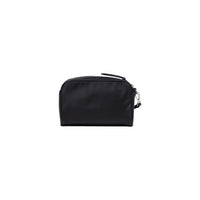 Image 3 : Antony Morato pochette homme noir nylon — vue dos, zip argenté et mousqueton — Delvale