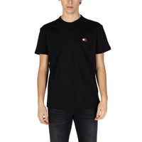 Image 5 : T-shirt blanc Tommy Hilfiger Jeans homme coton organique texture premium — Delvale