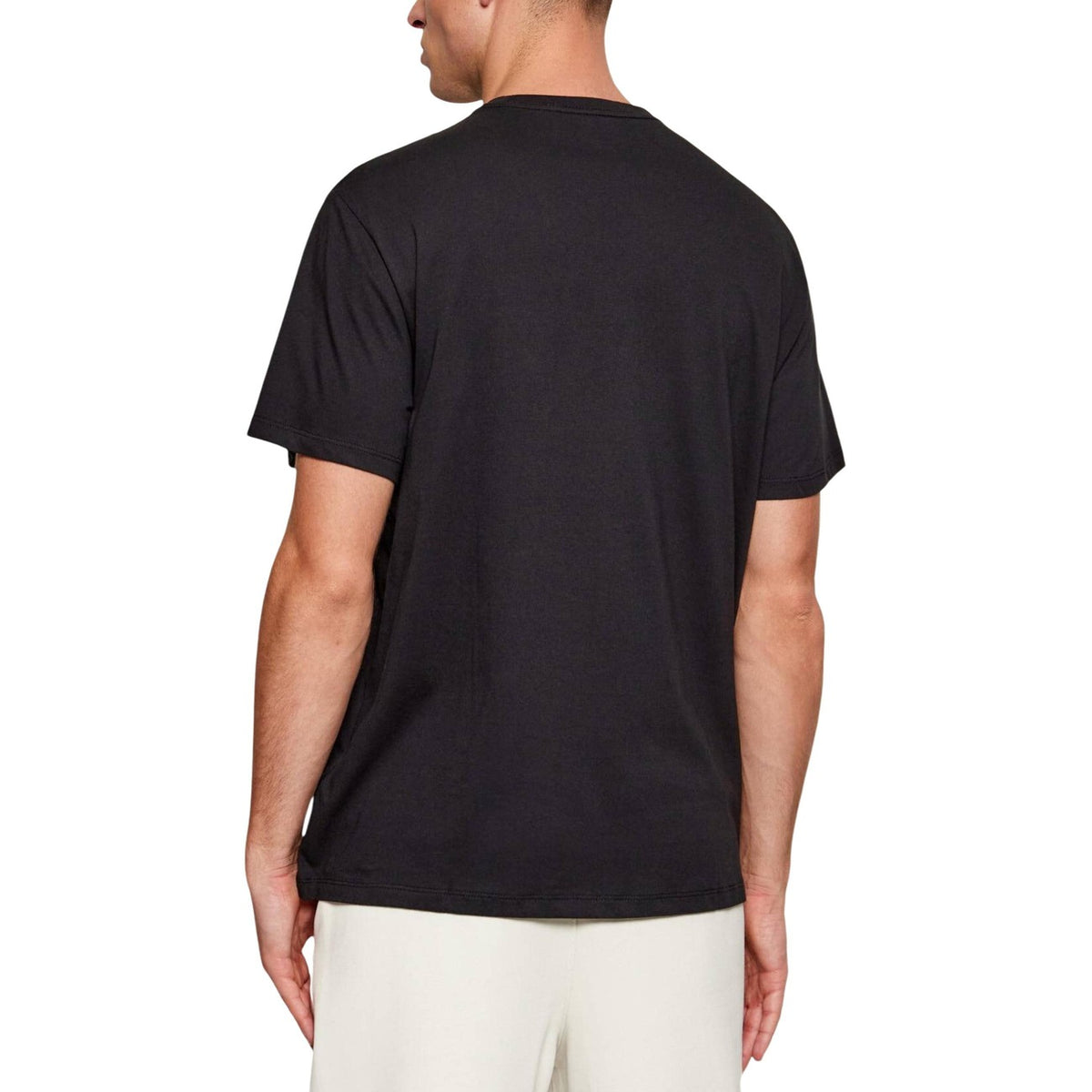 Image 2 : Vue détaillée du T-shirt Calvin Klein Jeans noir homme, coupe regular et motif imprimé — Delvale
