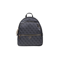 Image 1 : Sac à dos Guess femme gris avec impression moderne en polyuréthane, vue de face — delvale