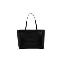 Image 3 : Grand format tote bag Tommy Hilfiger femme noir, finition lisse souple, anse portée à l'épaule — Delvale