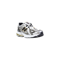 Image 2 : New Balance 1906R blanche avec empiècements miroir argentés détail — delvale