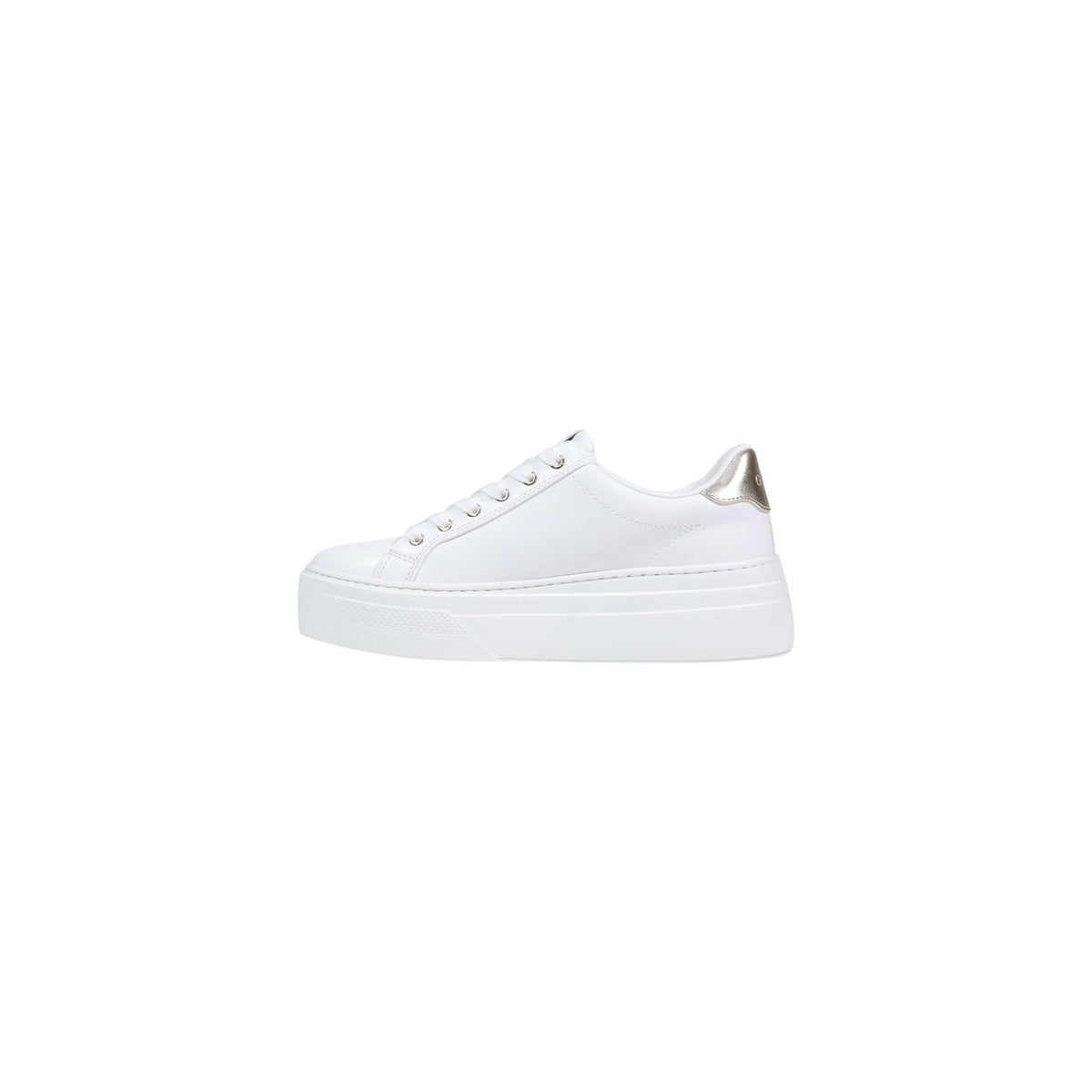 Image 3 : Baskets femme Guess blanc détail tige polyuréthane — delvale