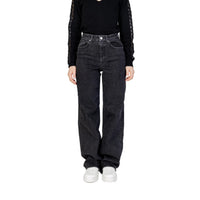 Image 1 : Jean femme Only noir coupe moderne avec fermeture zip — Delvale
