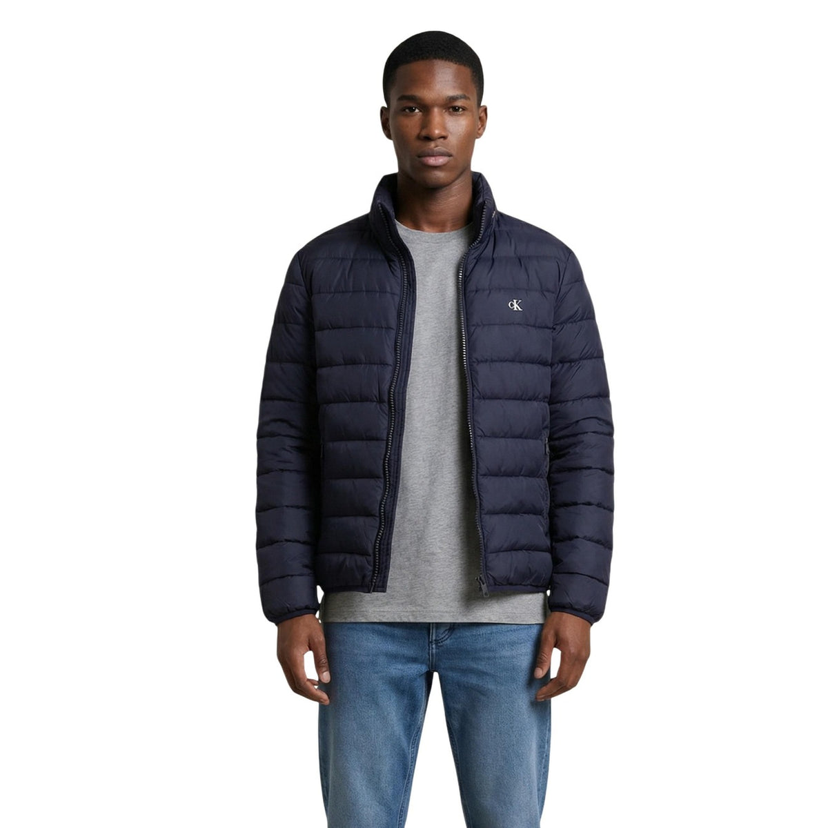 Image 4 : Veste Calvin Klein Jeans homme noire avec poches frontales, style urbain — Delvale