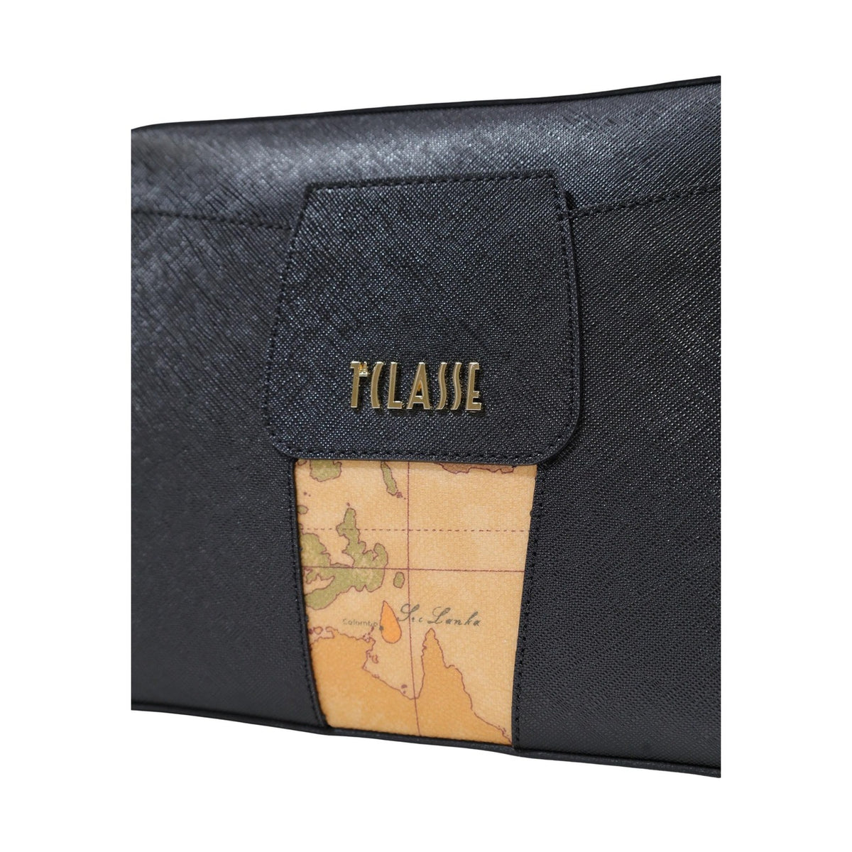 Image 3 : Vue d'ensemble du sac Alviero Martini Prima Classe noir, dimensions 26x19x7 cm — delvale