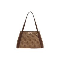 Image 1 : Sac à main Guess femme beige en polyuréthane avec grande capacité de rangement — delvale