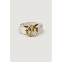Image 3 : Ceinture Pinko femme blanche en cuir, accessoire élégant italien — Delvale