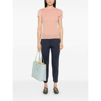 Image 2 : Détail pantalon Pinko bleu femme coupe moderne sophistiquée — Delvale