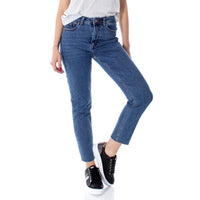 Image 1 : Jeans femme bleu Only coupe ajustée, vue de face — Delvale