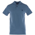 Timberland Polo Homme Piqué Coton Bleu Azur