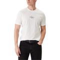 Calvin Klein Jeans T-shirt Heren Wit Ronde Hals Korte Mouwen