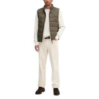 Image 3 : Détail pull Calvin Klein Jeans homme beige, col rond et finitions — Delvale