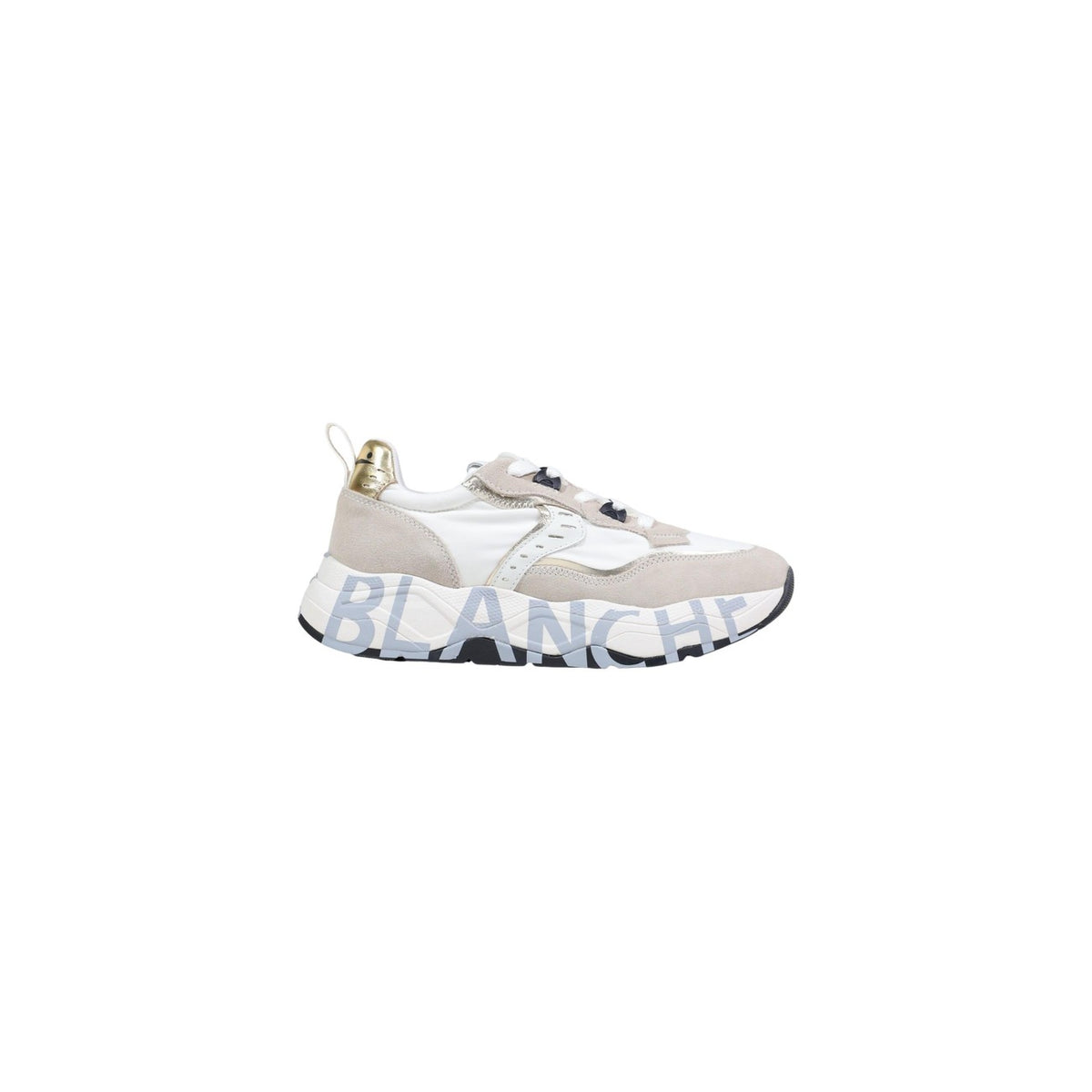 Image 4 : Baskets Violet Blanche femme beige portées style casual chic — Delvale