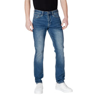 Image 1 : Jean homme bleu Armani Exchange coupe moderne avec fermeture zip — Delvale
